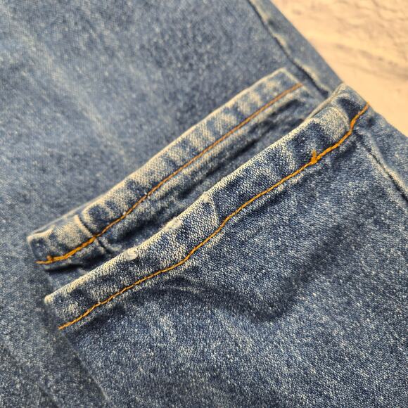Vintage Jordache Women's Jeans Pleated Tapered Dark Wash sz 26 SEE MEASUREMENTS - Picture 15 of 16